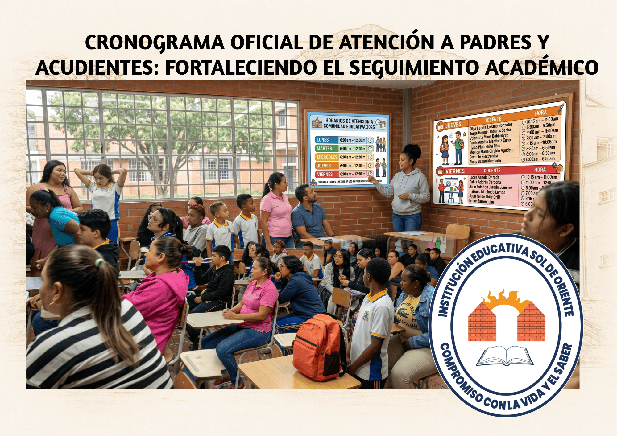 Institución Educativa Sol de Oriente
Compromiso con la vida y el saber.